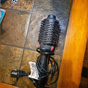 Revlon Black and Pink Hair Dryer Brush